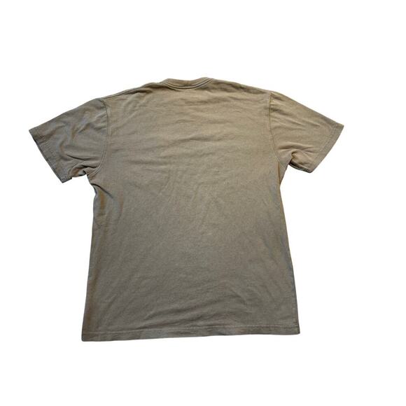 CARHARTT  Mens short sleeve T-Shirt, Brown/Tan, size M, Cotton, Workwear - Picture 2 of 8